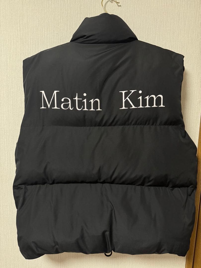 Matin Kim ブラック ダウンベスト