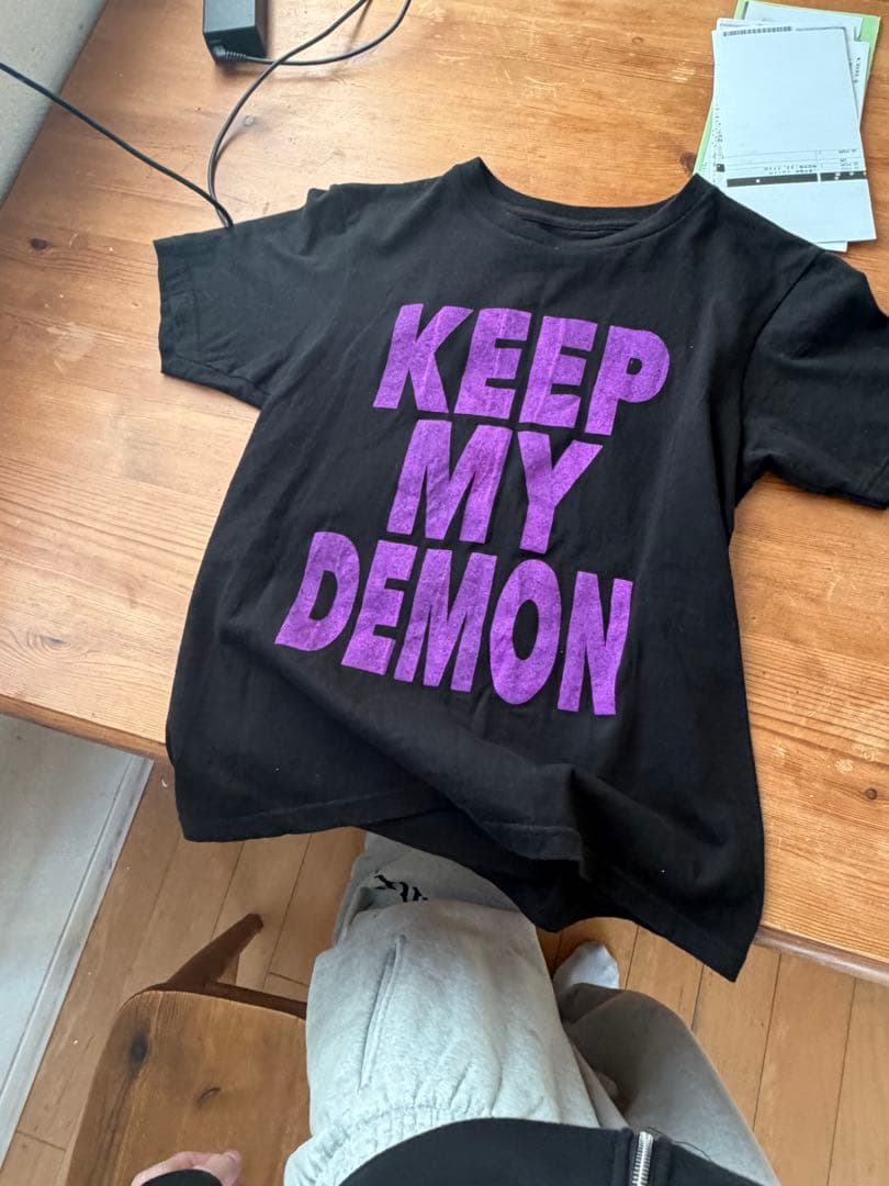 KEEP MY DEMON Tシャツ 黒