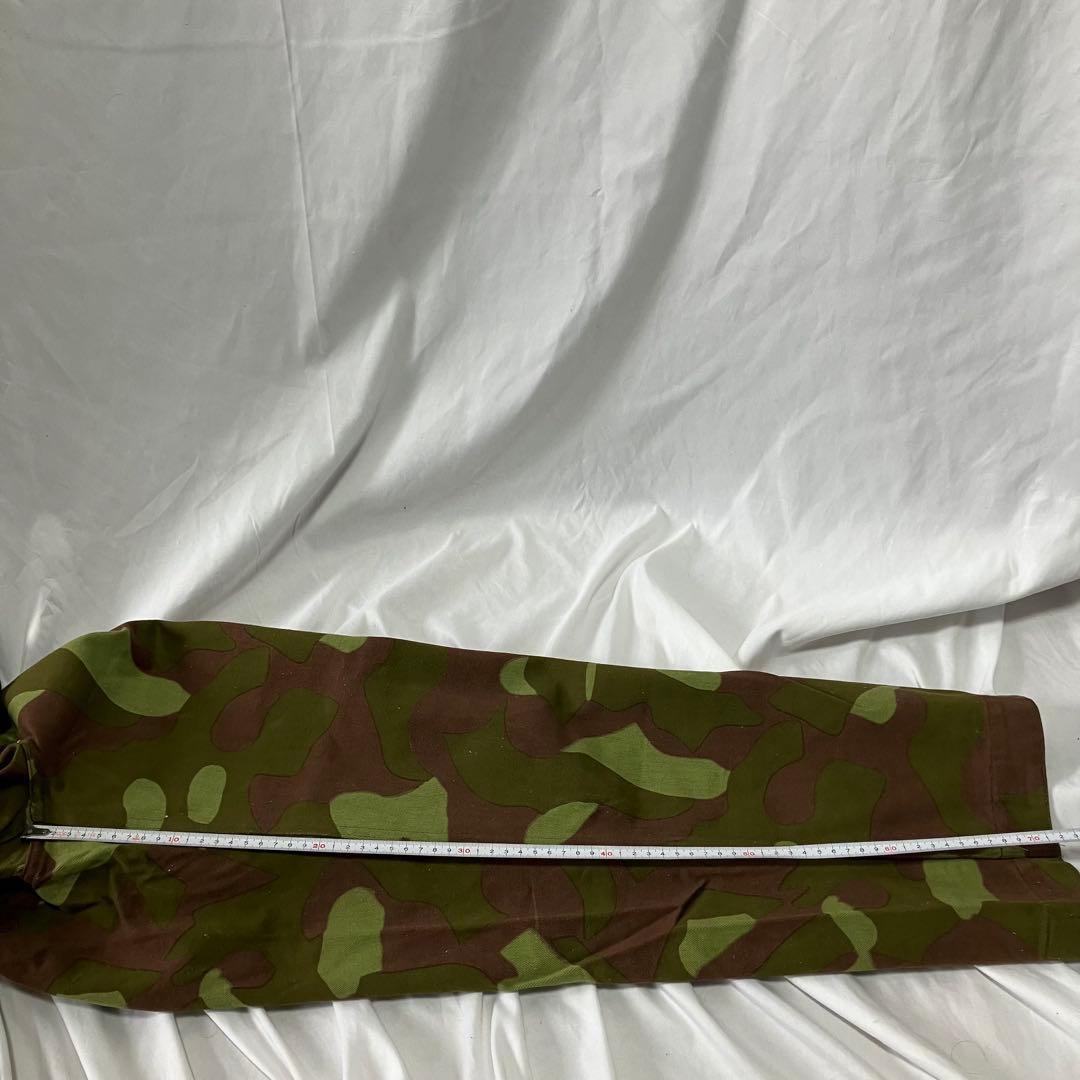 フィンランド軍 M-62カモ柄 リバーシブル オーバーパンツ　デッドストック