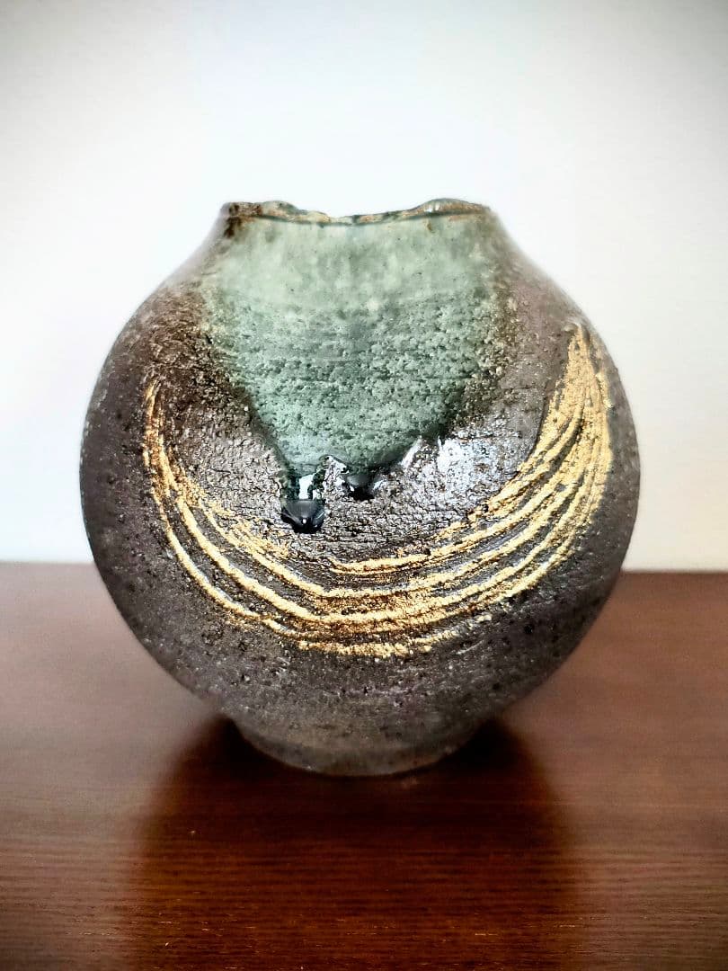 【セール】信楽焼　花瓶　花器　壺　伝統工芸品