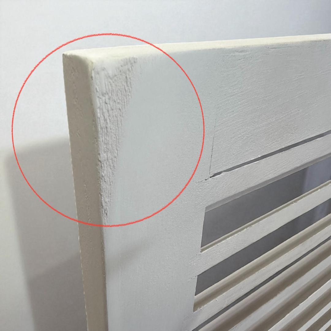 シャビー仕上げ　4連　パティション　アンティーク調 衝立　間仕切り 完成品