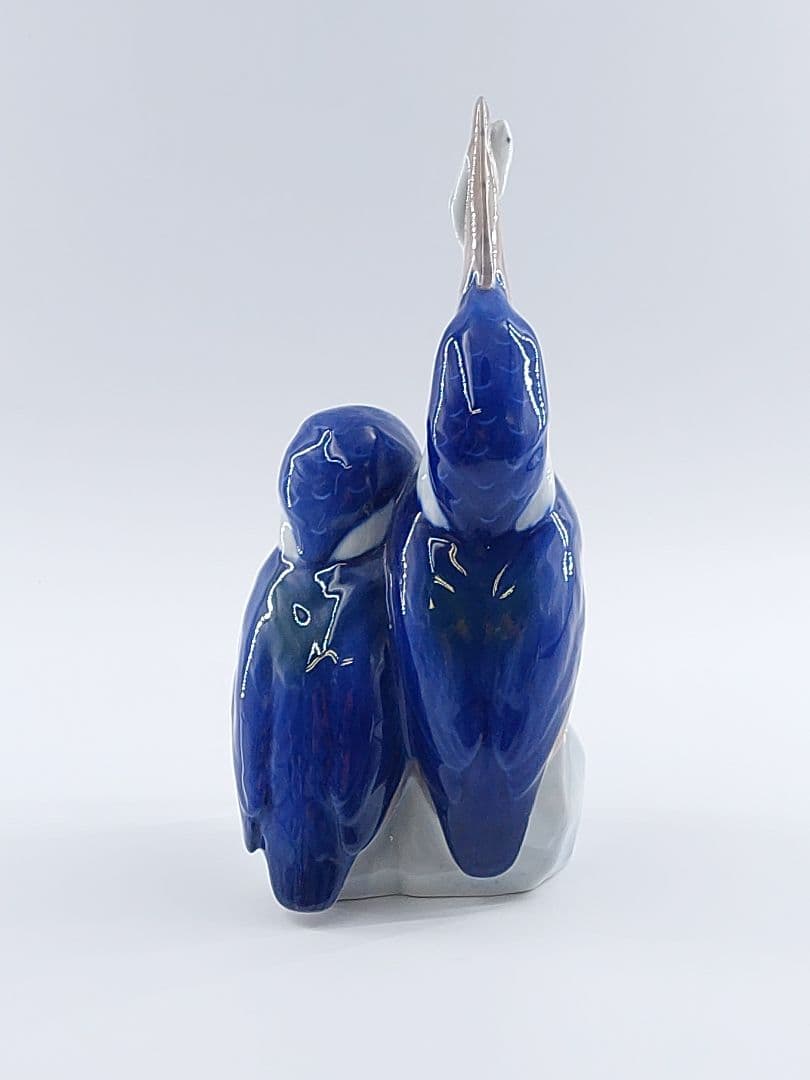 ロイヤルコペンハーゲン カワセミ フィギュリン 鳥 陶器 置物 高さ18.2cm