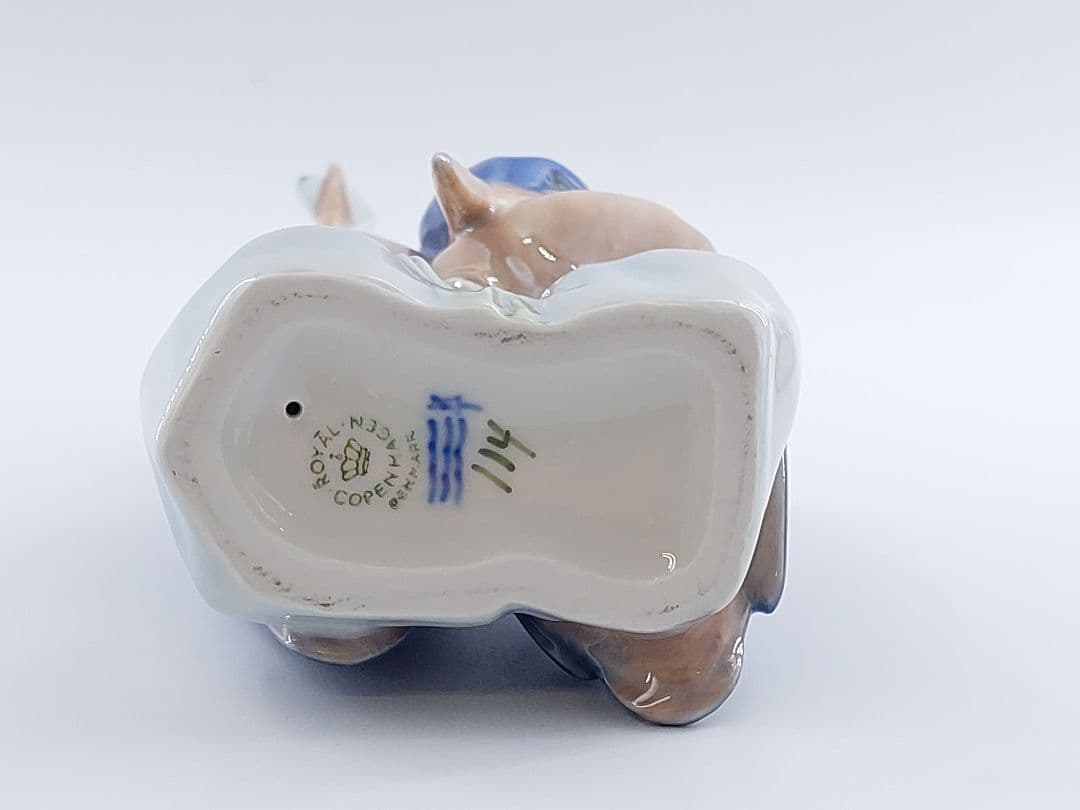 ロイヤルコペンハーゲン カワセミ フィギュリン 鳥 陶器 置物 高さ18.2cm