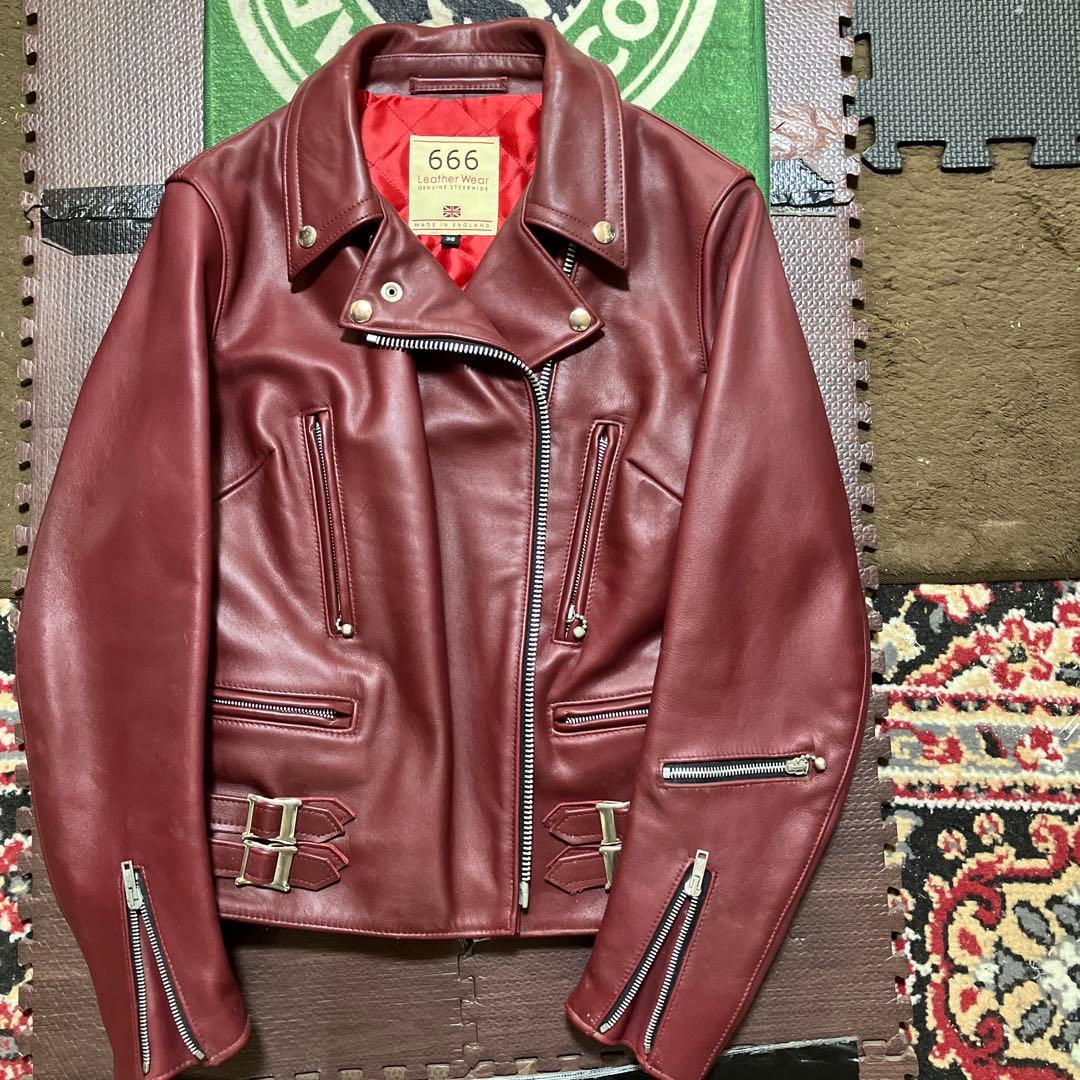 666 ライダース　レザージャケット　レディース稀少☆