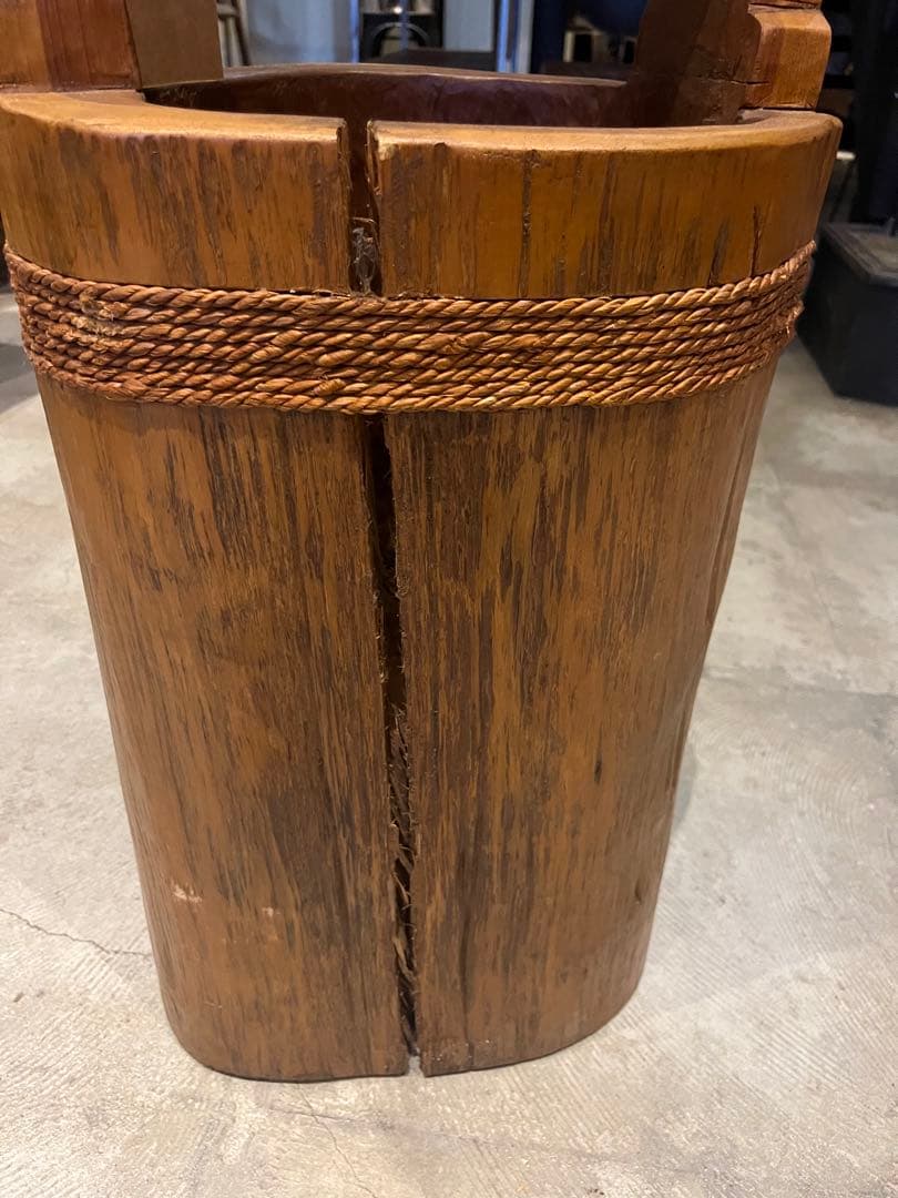 木桶　傘立て　古道具