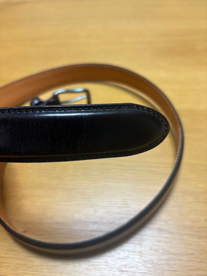 GANZO ブライドルベルト 黒 L size