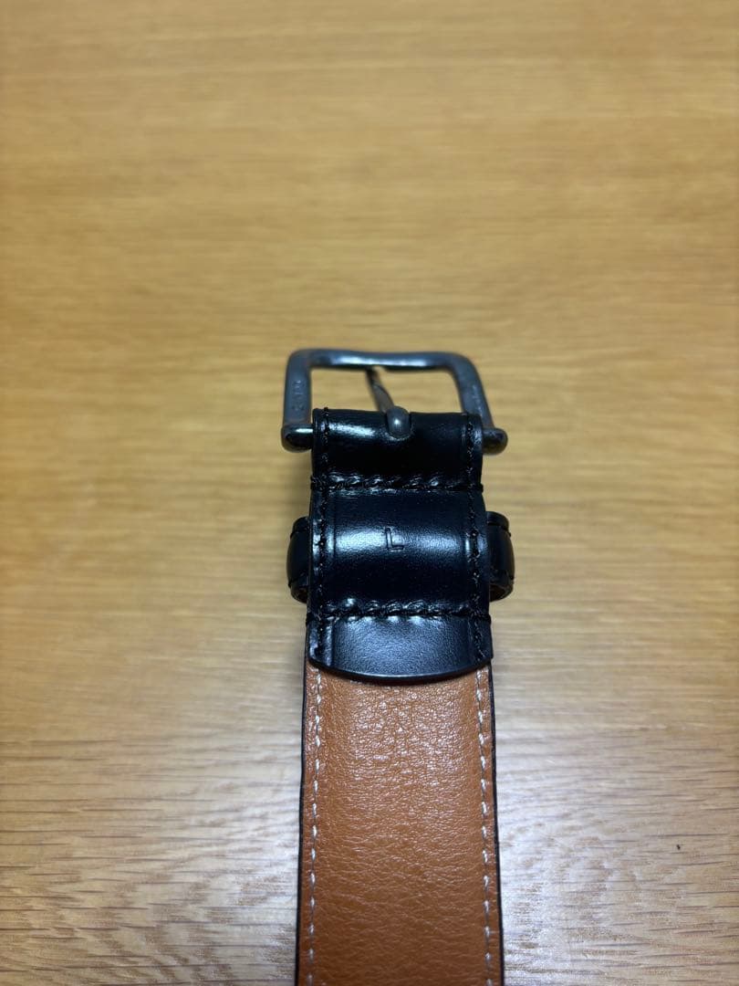 GANZO ブライドルベルト 黒 L size