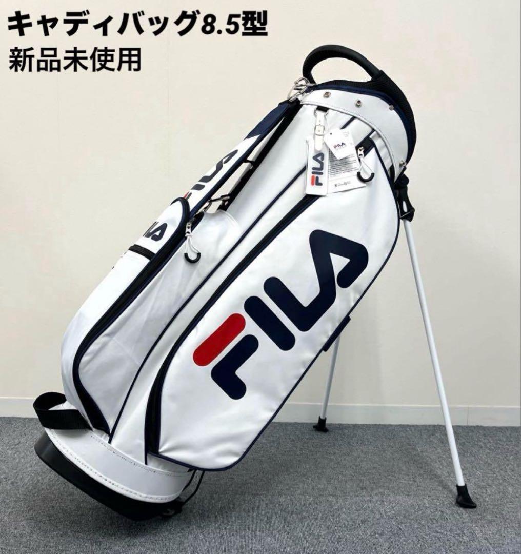 【新品】 FILA フィラ ゴルフ スタンド キャディバッグ 755-970 白