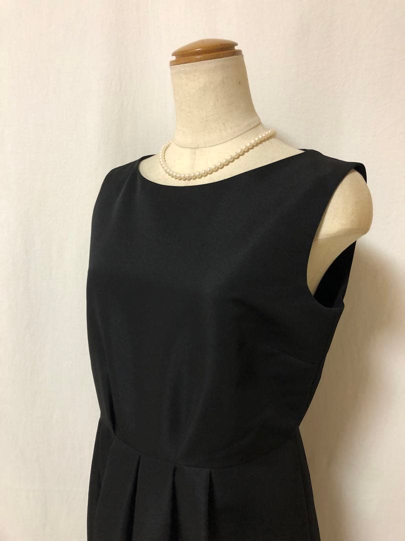 O391新品23区APPLAUDIRグログランロイヤル ドレス黒38￥33000