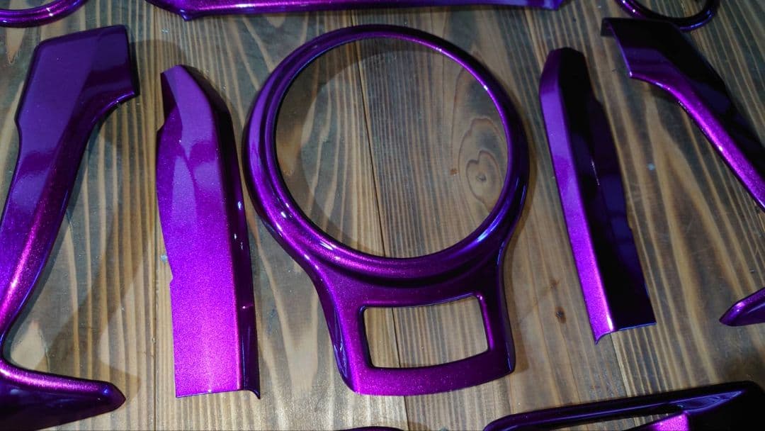 トヨタ86 BRZ zn6 zc6　キャンディパープル室内パネルカバーフルセット