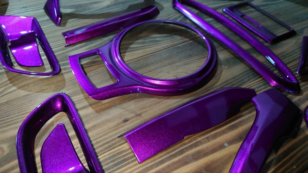 トヨタ86 BRZ zn6 zc6　キャンディパープル室内パネルカバーフルセット