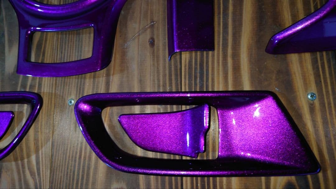 トヨタ86 BRZ zn6 zc6　キャンディパープル室内パネルカバーフルセット