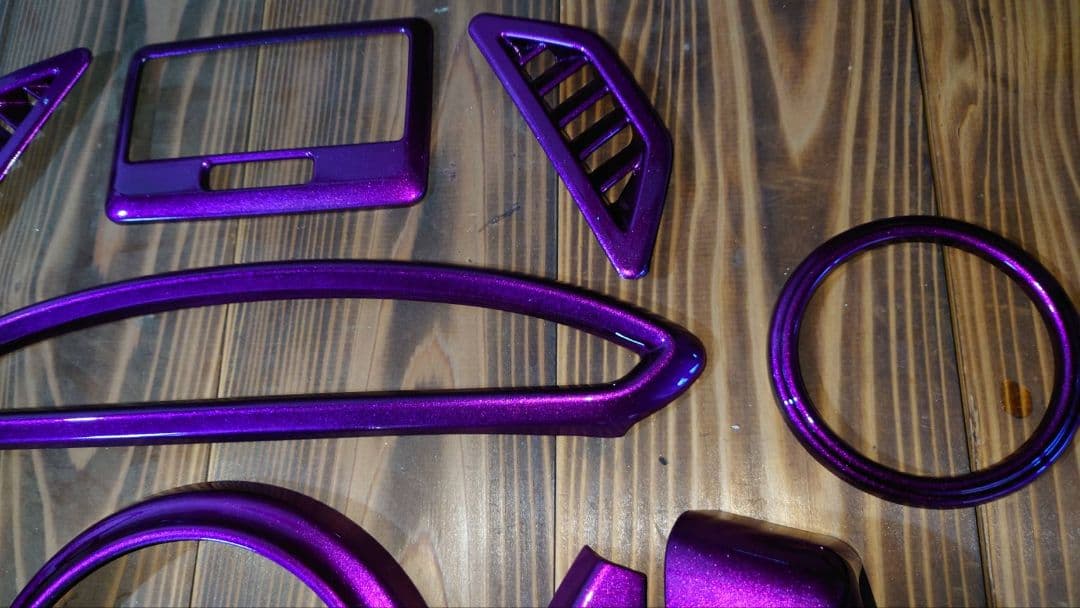 トヨタ86 BRZ zn6 zc6　キャンディパープル室内パネルカバーフルセット