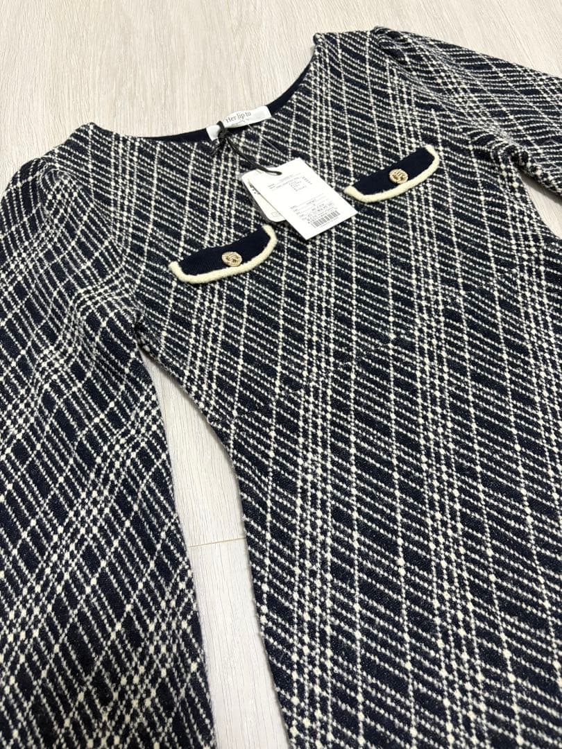 ワンピース herlipto Vosges Jacquard Knit Dress