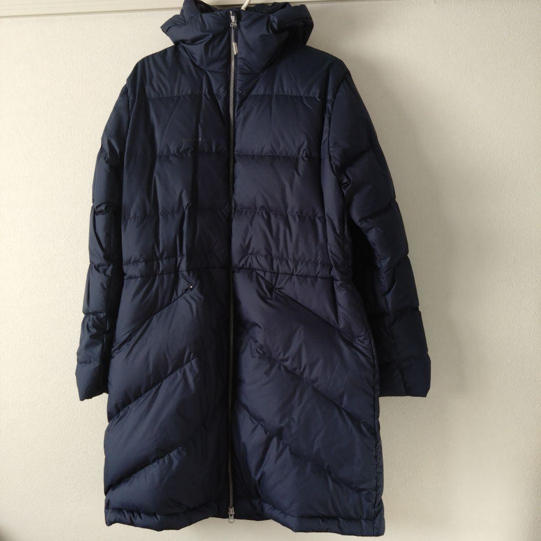 ひまわりさま専用　MAMMUT 　マムートロング丈ダウン　レディースL　ネイビー