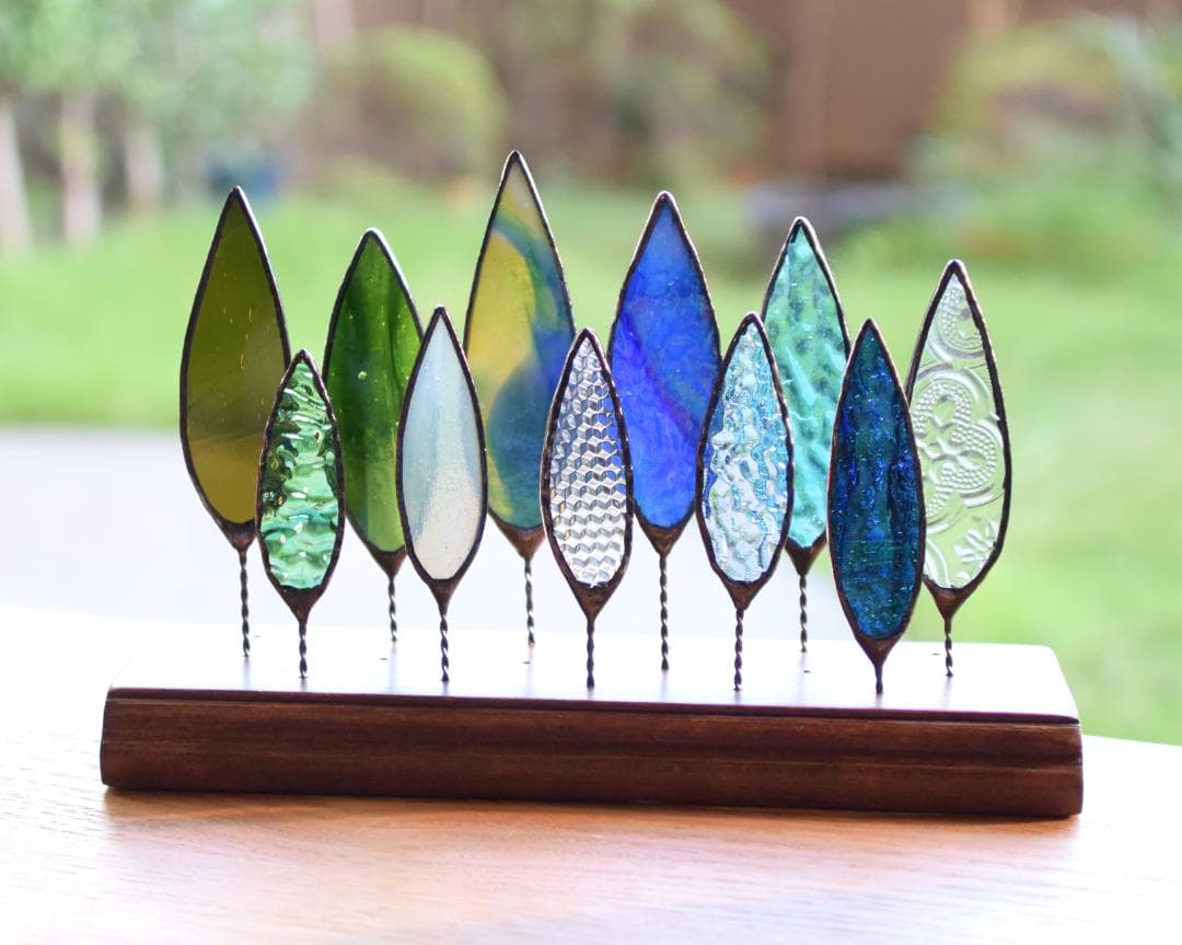 売約済み。木立ち　ステンドグラス(STG114)