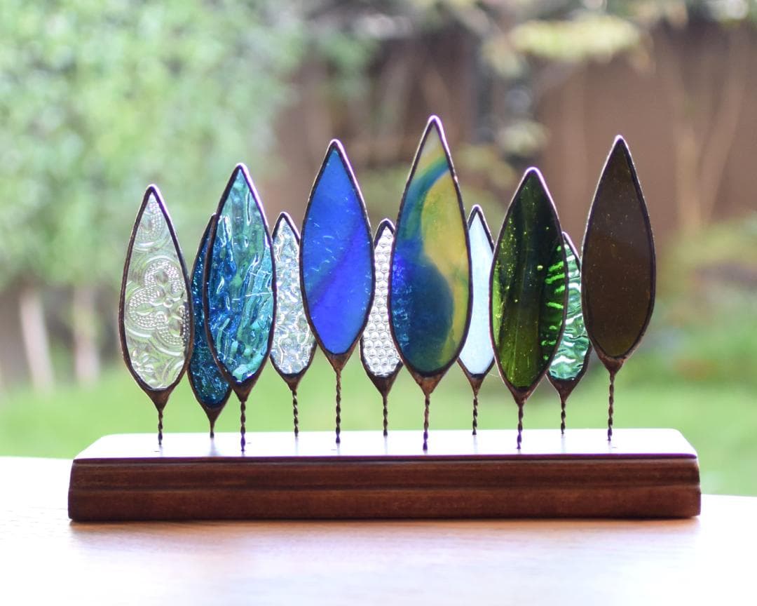 売約済み。木立ち　ステンドグラス(STG114)