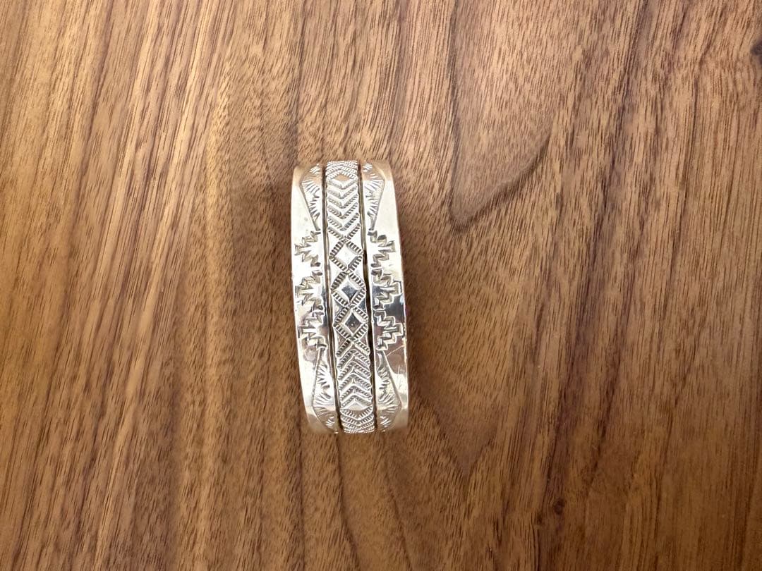 ブルースモーガン　ナバホ族　バングル　インディアンジュエリー