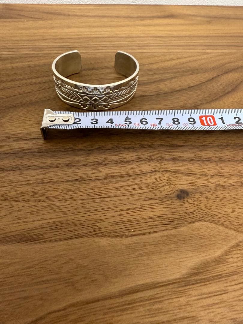 ブルースモーガン　ナバホ族　バングル　インディアンジュエリー