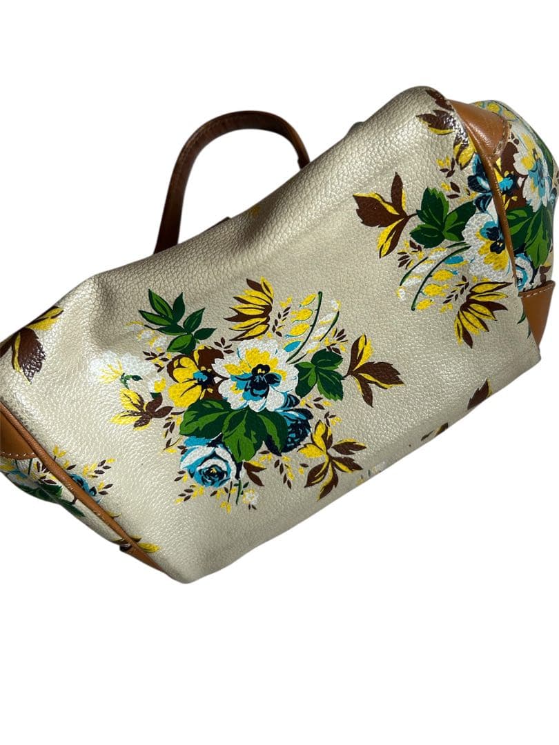 KENZO ケンゾー vintage 花柄バッグ 鍵付き 南京錠 ヴィンテージ