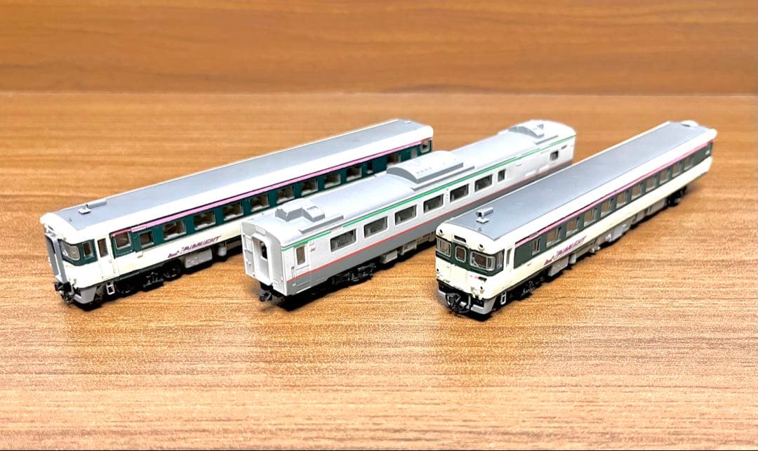 【TOMIX】改造品 キハ27ミッドナイト&キハ182 3両