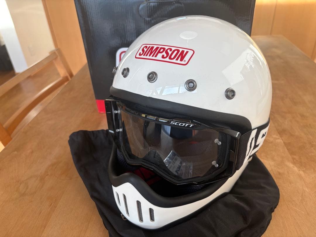 SIMPSOM M50 フルフェイスヘルメット　美品　おまけ付き