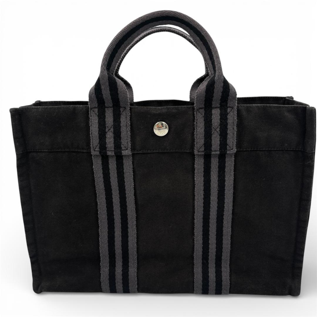 HERMES エルメス フールトゥ PM トートバッグ キャンバス ユニセックス