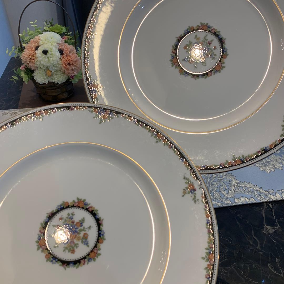 ウェッジウッド オズボーン　27cmディナープレート 6枚　27.5cm大皿