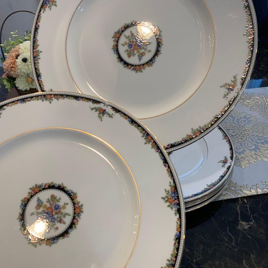 ウェッジウッド オズボーン　27cmディナープレート 6枚　27.5cm大皿