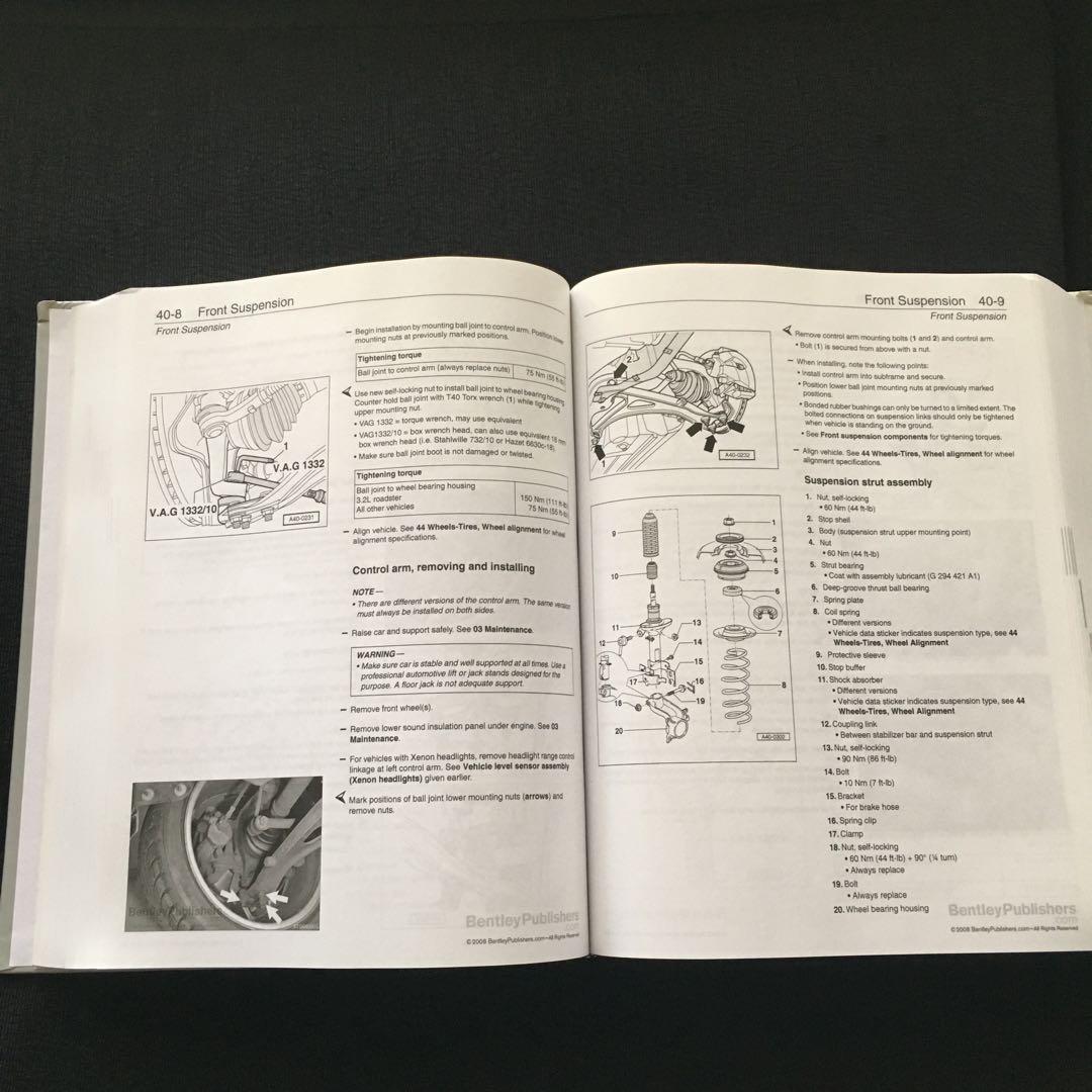 ★【送料込み/希少品】アウディTT サービスマニュアル