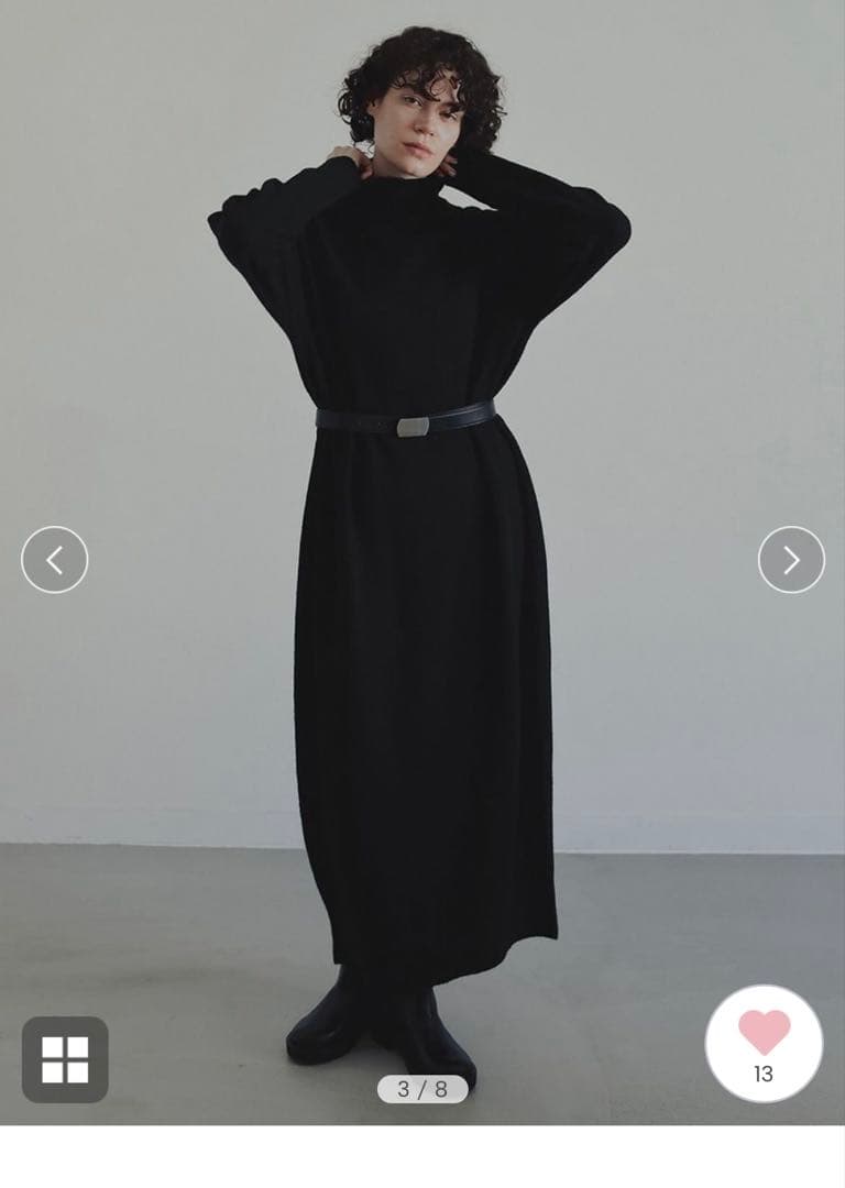 まや　アンヌーク　anuke ニットワンピース