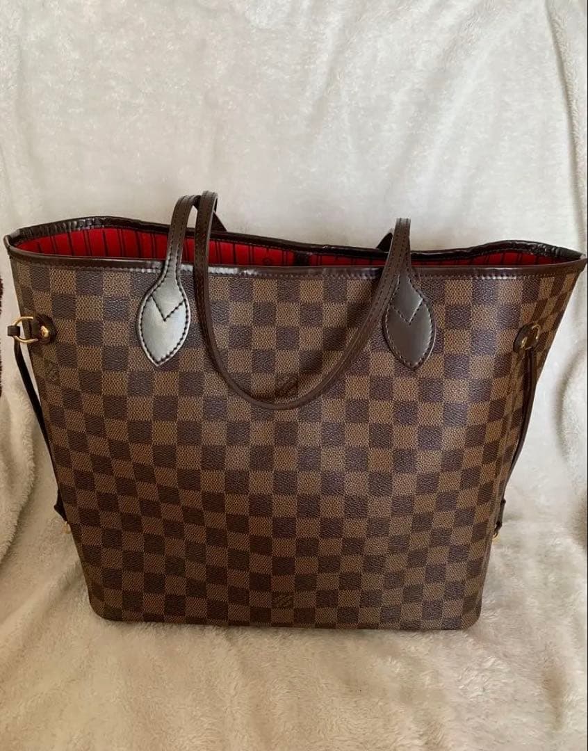 【最終価格】未使用級 直営店購入ヴィトン ネヴァーフルMMダミエ