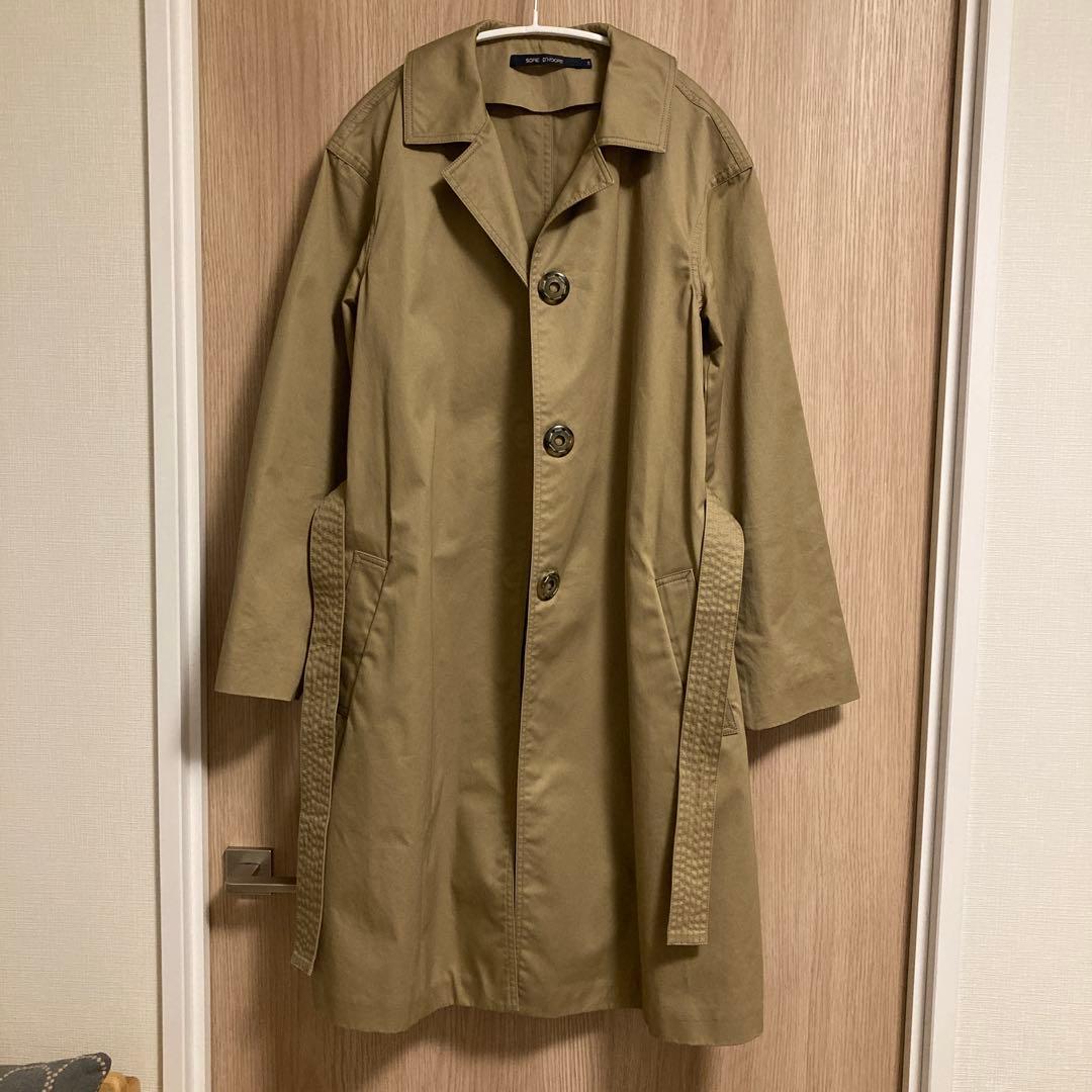 ソフィードールsofie d'hooreコットンステンカラーコートトレンチコート
