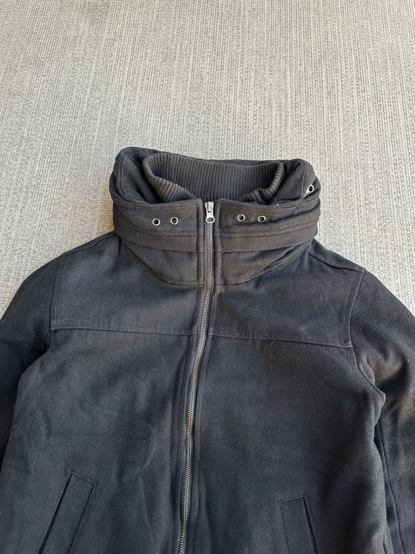 ジャケット・アウター detachable volume neck bomber jacket