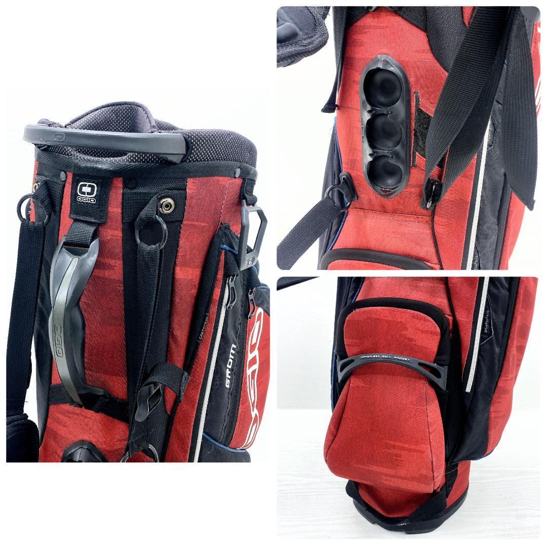 OGIO オジオ GROM キャディバッグ ゴルフバッグ 12型 スタンド式