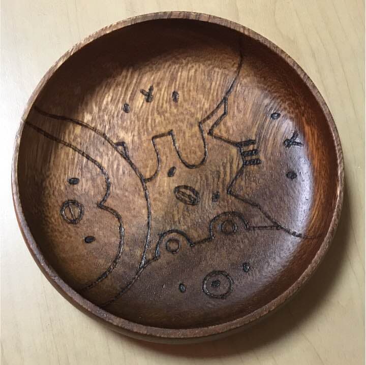 名入れお皿のサンプル♡