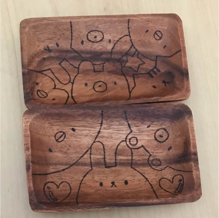 名入れお皿のサンプル♡