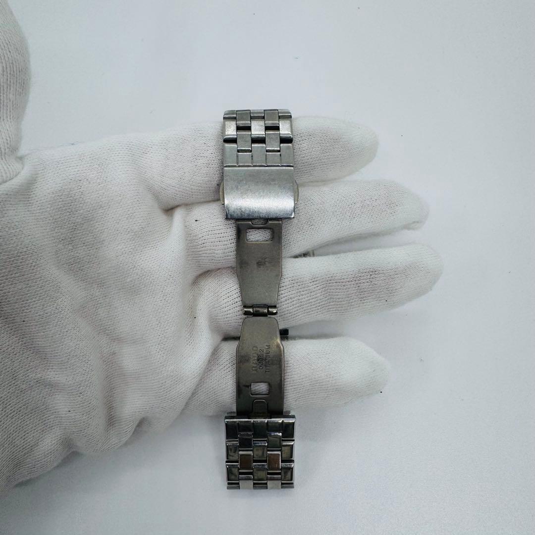 ✨RADO✨ラドー✨デイト✨ブラック文字盤✨DIASTAR✨シルバー✨腕時計✨