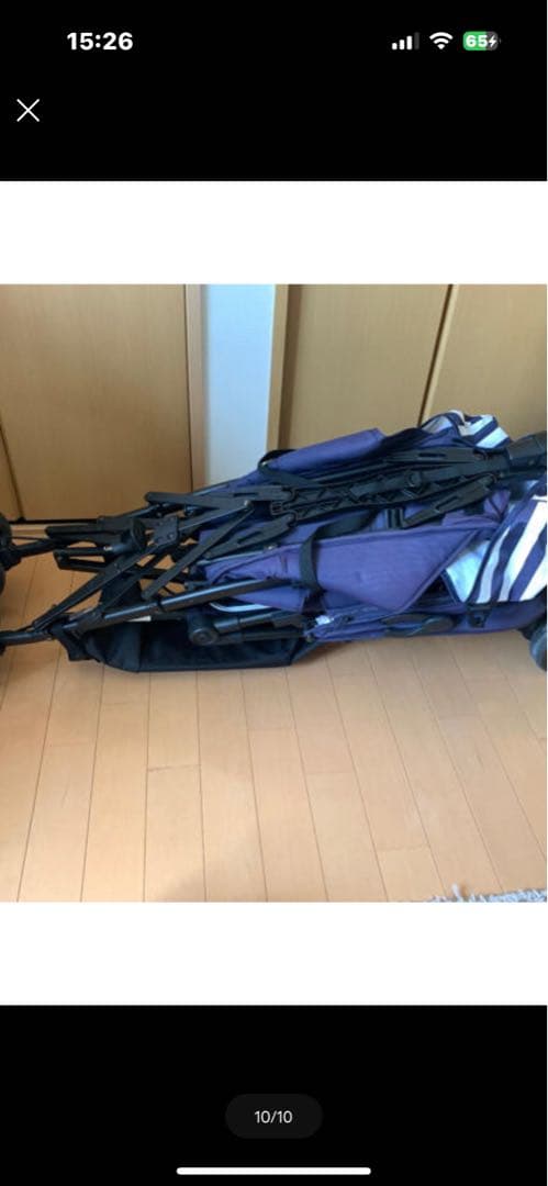 inderwagon 2人乗りベビーカー ネイビー