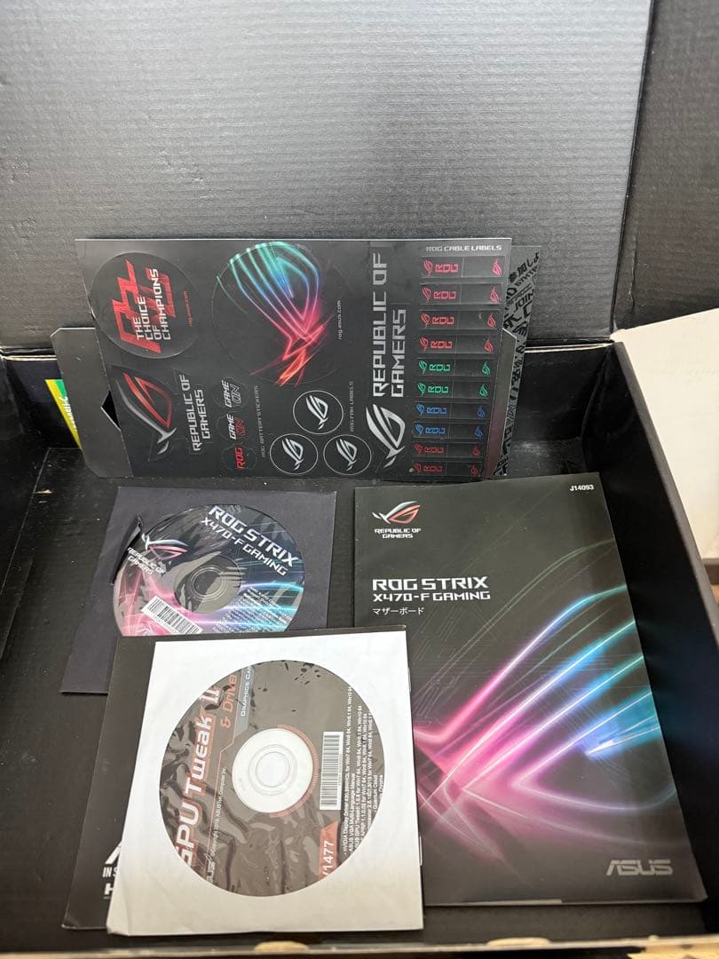 ASUS ROG STRIX X470-FGAMING＋AMD RyzenCPU