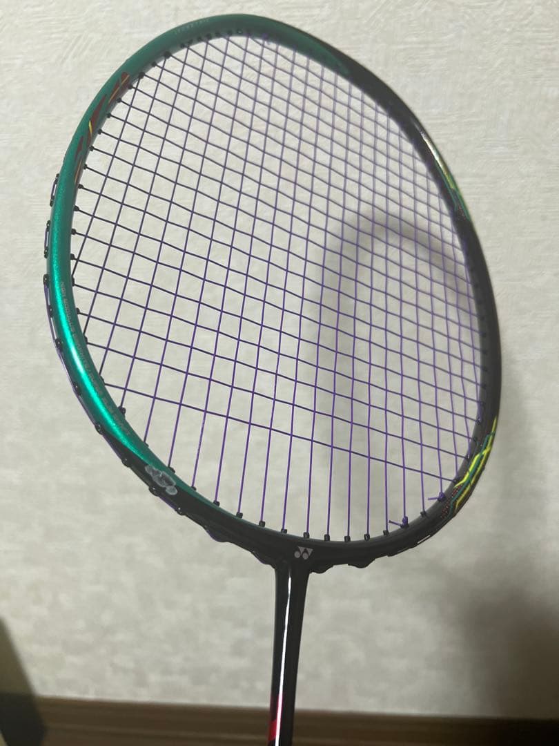 バドミントンラケット グリーン パープル