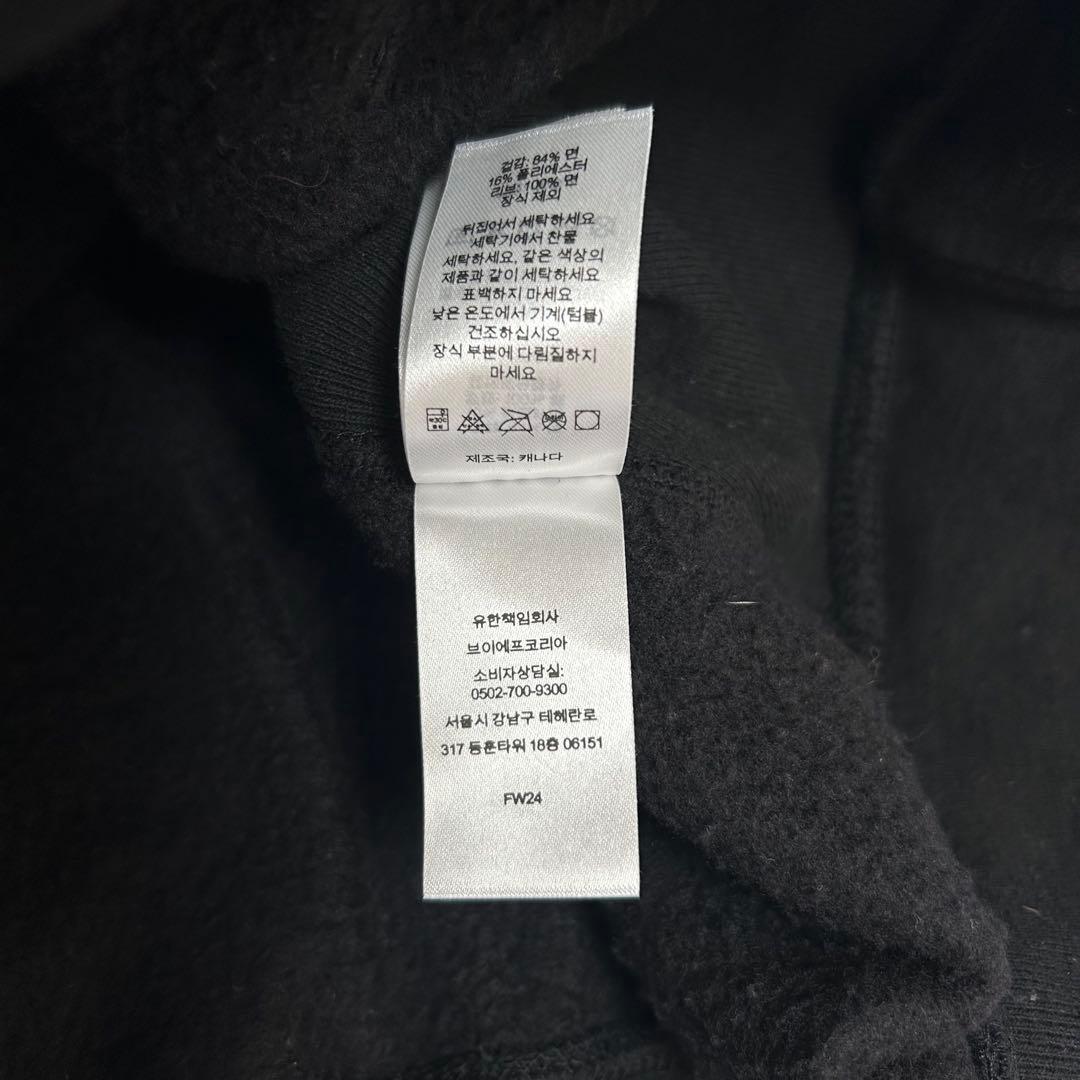 Supreme Box Logo Hooded Sweatshirt 黒24FW