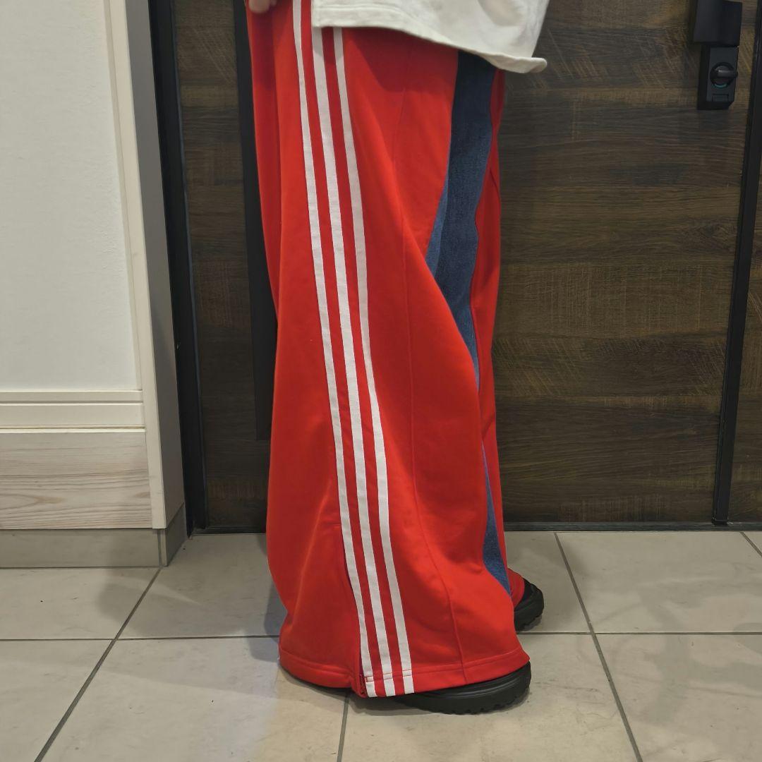 リメイク　古着　adidas GUESS bonnieux リメイクパンツ