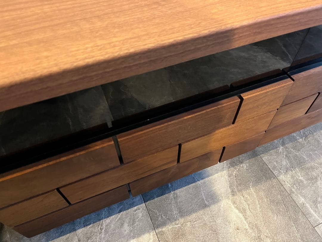 ニトリ テレビ台 ローボード(ブロリックMBR) 150cm