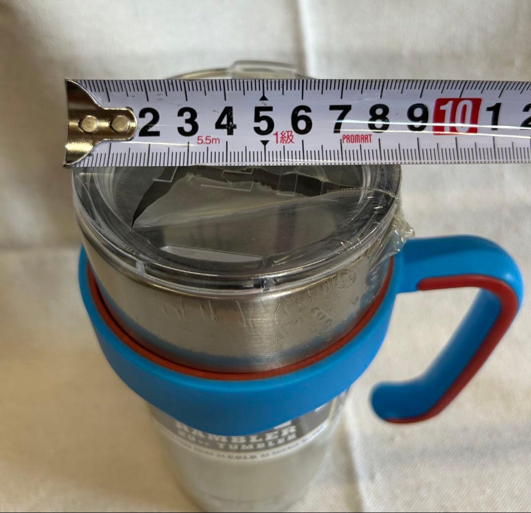 【新品】YETI ランブラー　タンブラー　20oz シルバー【ハンドル付き】