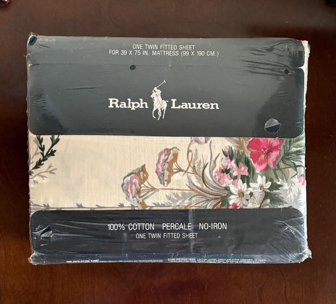 Ralph Laurenホームコレクション シングルシーツ 2枚セット【未開封】