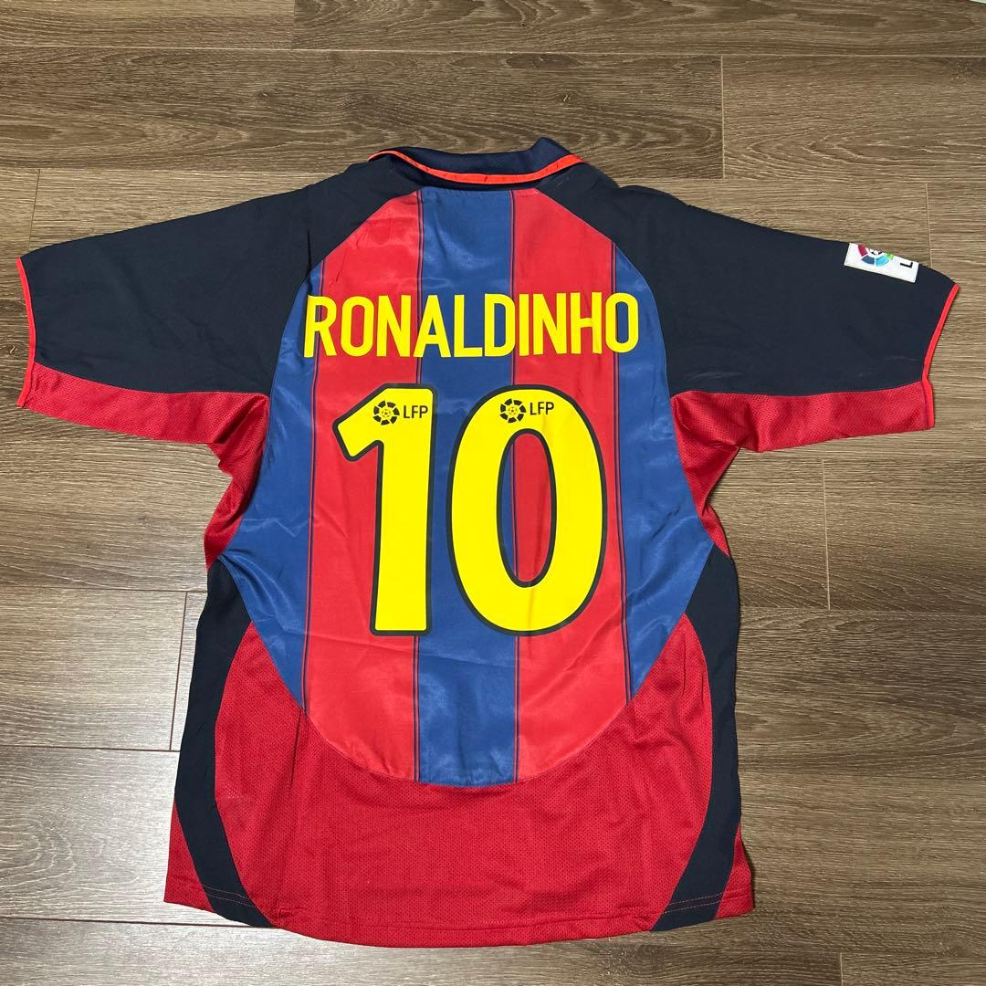 【タグ付未使用品】FCバルセロナ　ユニフォーム　ロナウジーニョ　タグ付未使用品