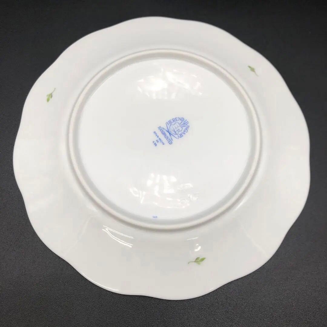 R【未使用品】HEREND ヘレンド 洋食器 ウィーンの薔薇　プレートセット