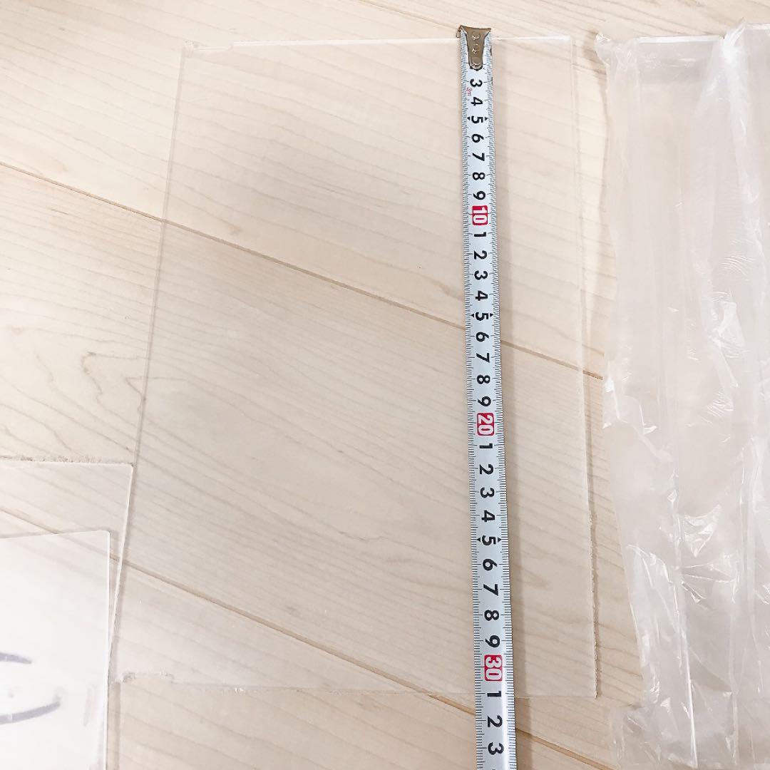 アクリル ディスプレイケースフィギュアケース 31x16x23cm三段ステージ