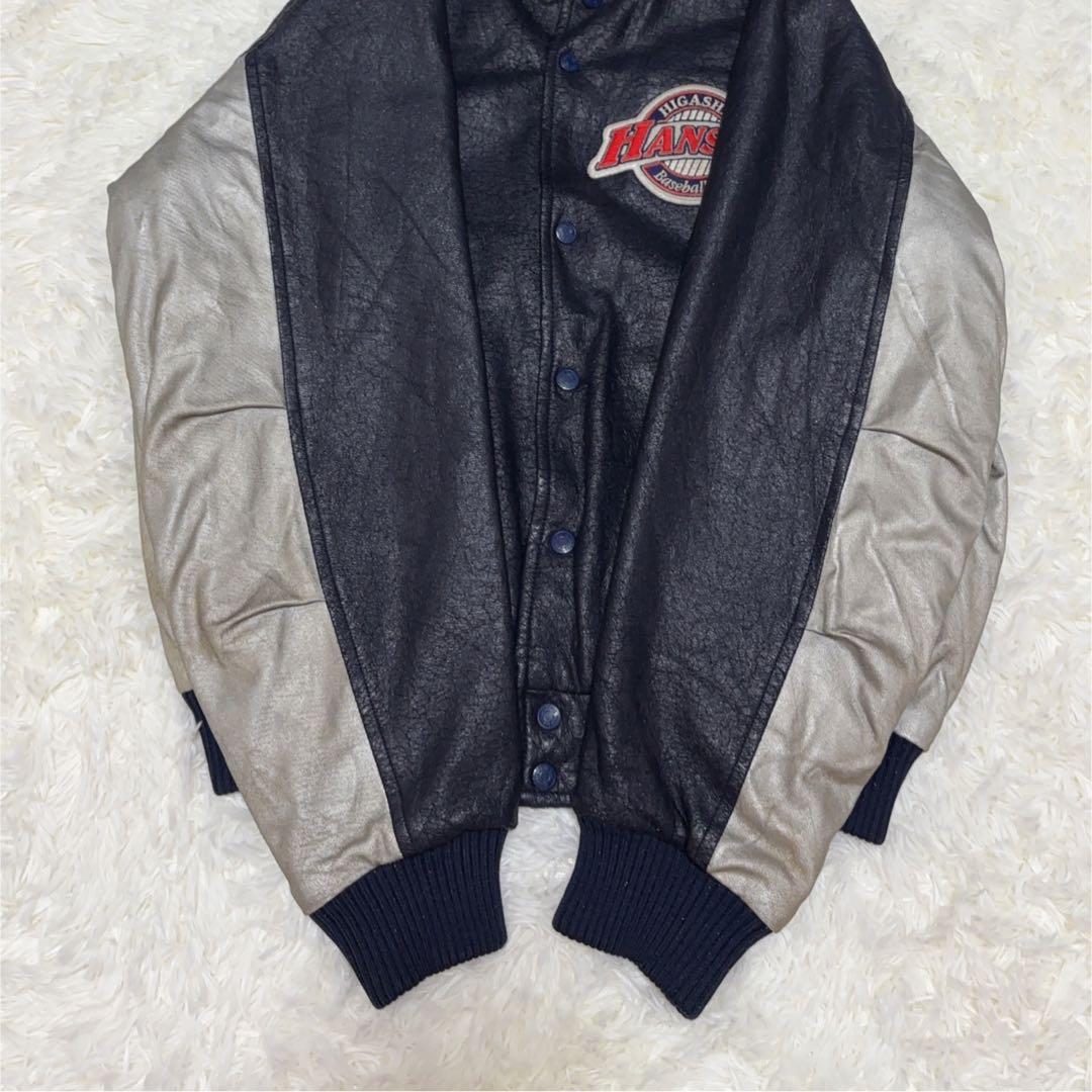 ZETT 阪神タイガース レザースタジャン 90s 中綿